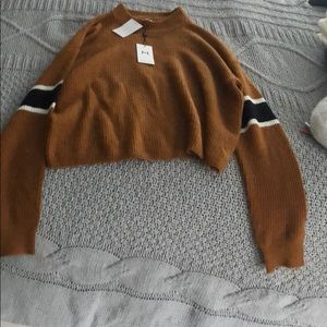 John + Jenn brown sweater women’s medium